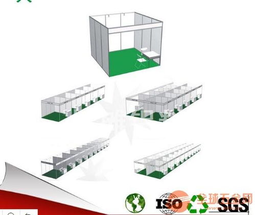 专业展览服务 展销会标摊铝料配件与八棱柱展板的制作与应用